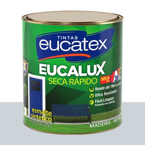 Esmalte Brilhante Base Solvente Eucalux Seca Rápido Premium
